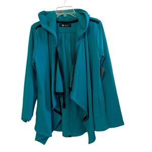 NUX Fleece Denver‎ Wrap Hooded Sweatshirt NWT Large